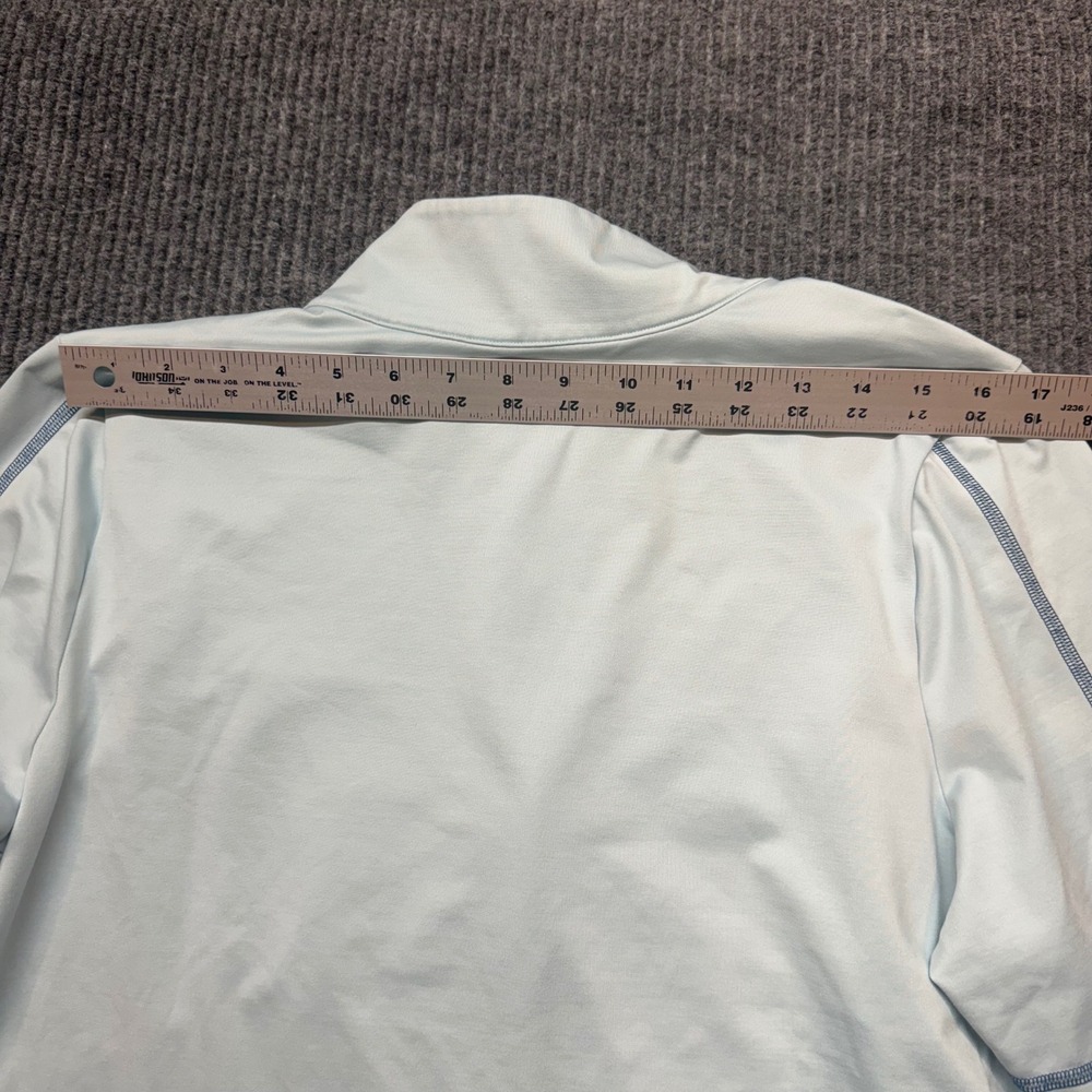 Under Armour Pullover Womens 1X Light Blue Quarter Zip Long Sleeve Athletic Top - Picture 8 of 12